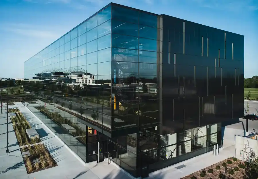 Modern office building exterior