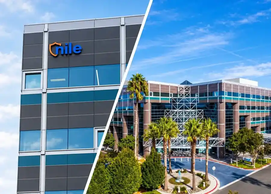 Nile Global signage and office campus, San Jose, California